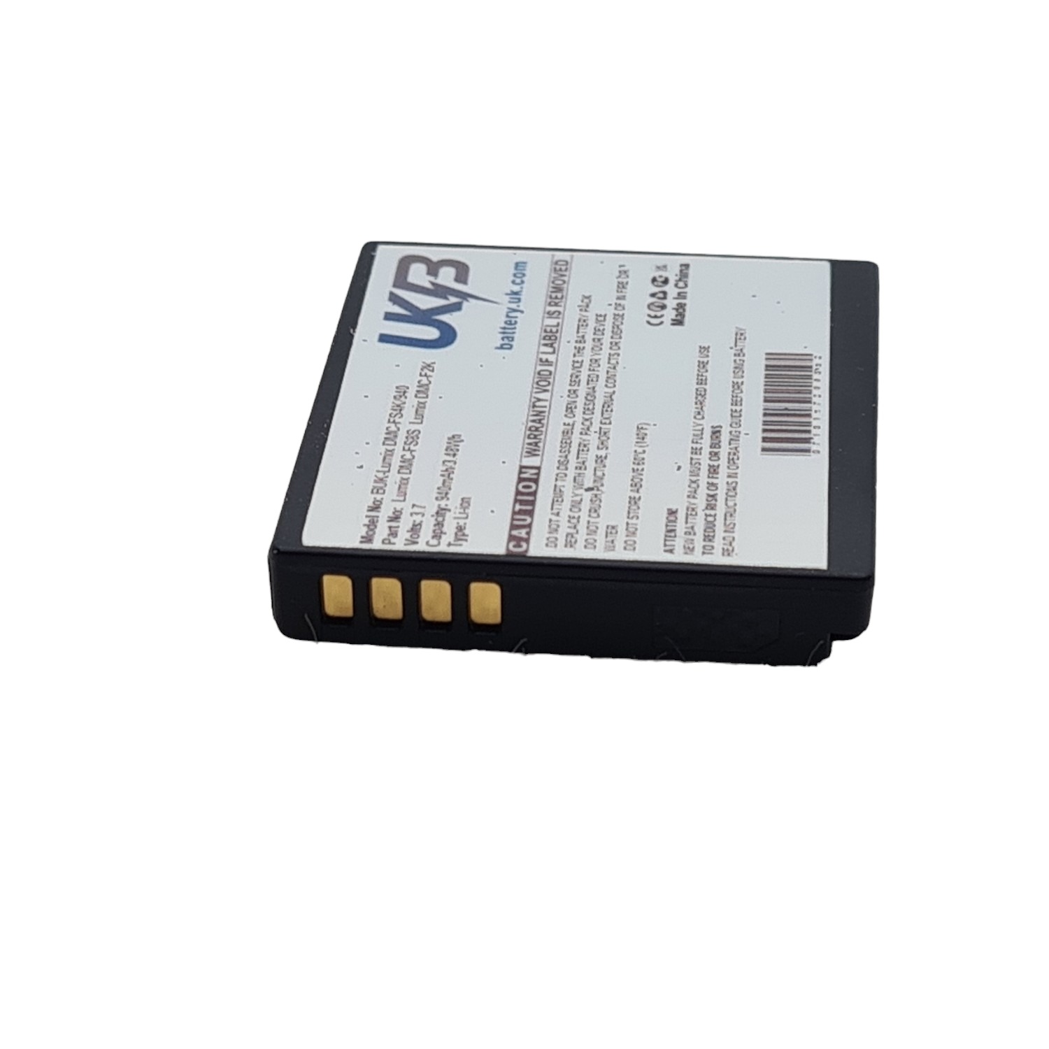 PANASONIC Lumix DMC FS30S Compatible Replacement Battery