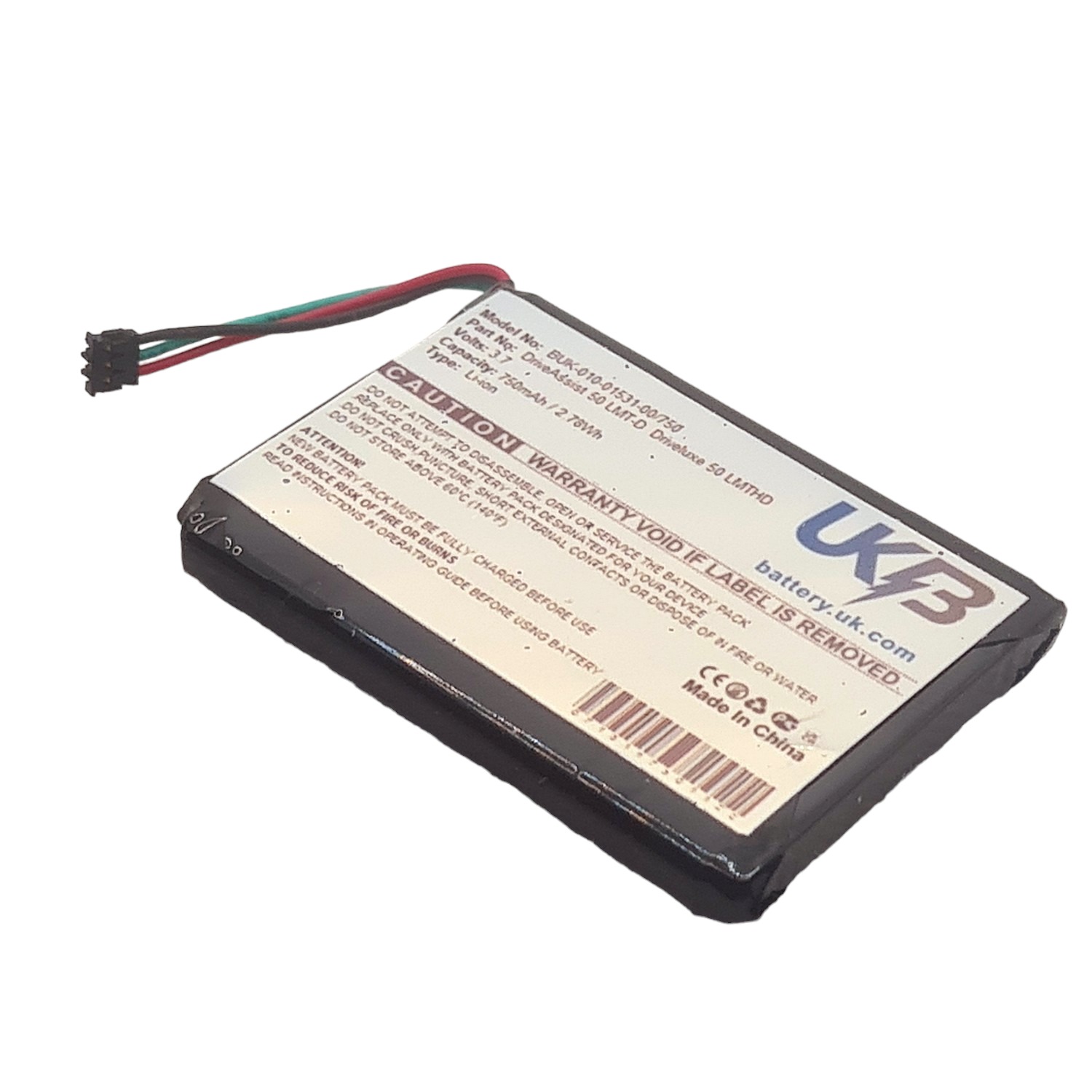 GARMIN 010 01531 00 Compatible Replacement Battery