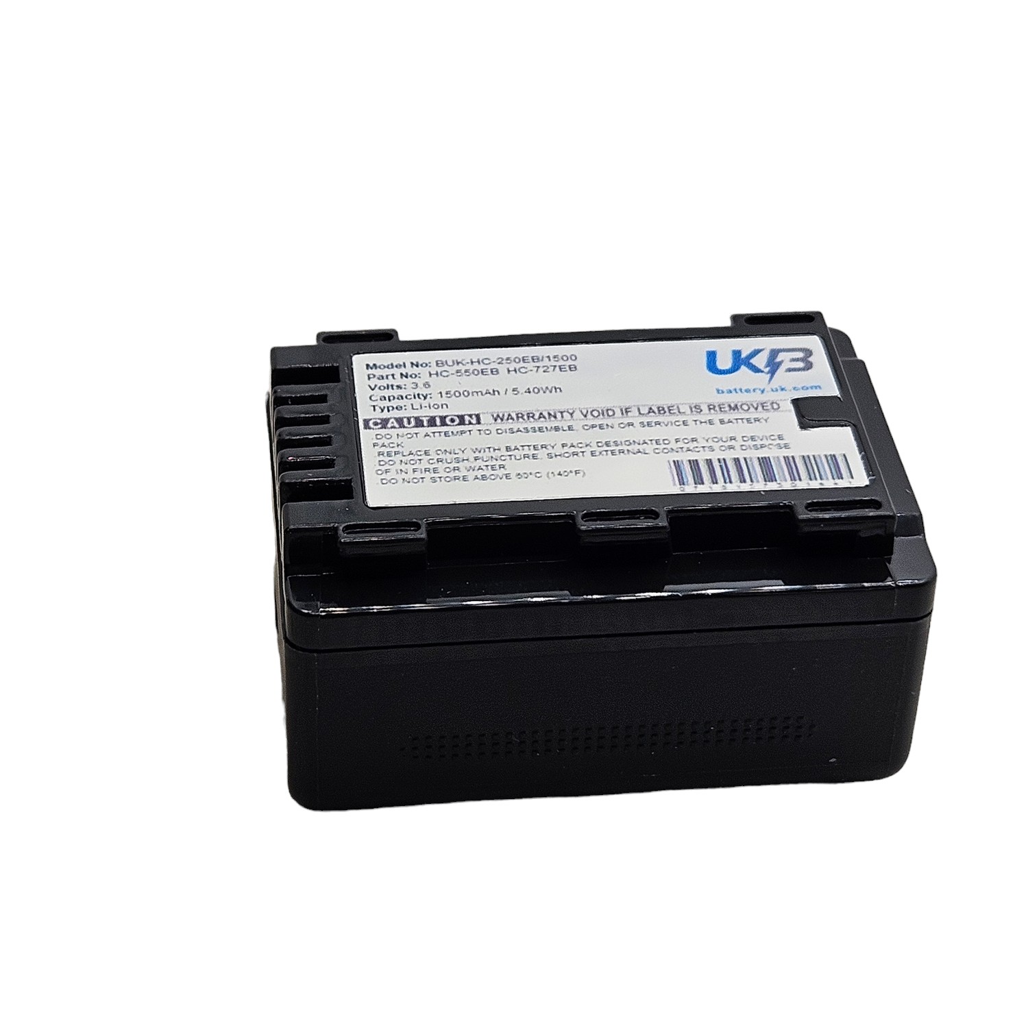 Panasonic VW-VBT190 HC-250EB HC-550EB HC-727EB Compatible Replacement Battery