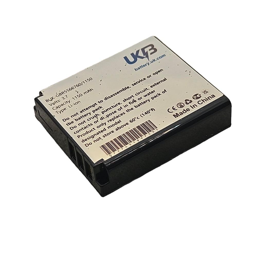 PANASONIC Lumix DMC FX10EB K Compatible Replacement Battery