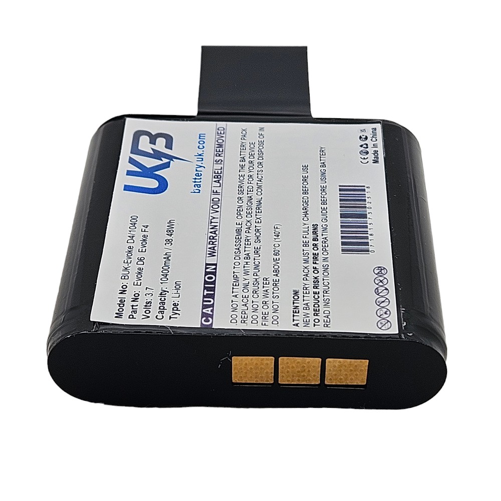 Pure F1 Evoke D4 D6 F4 Compatible Replacement Battery