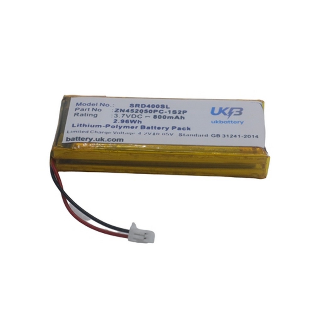 Cardo ZN452050PC-1S2P G4 G9 G9x Compatible Replacement Battery