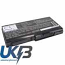 TOSHIBA Qosmio X500 12N Compatible Replacement Battery